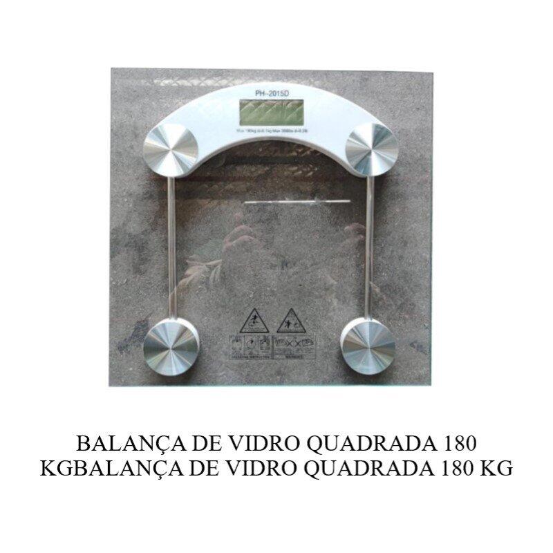 BALANÇA DE VIDRO QUADRADA 180 KG