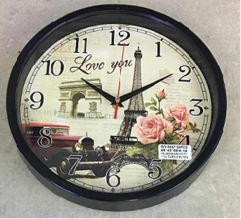 RELOJ DE PARED 27.6X4CM (WY-8067#)