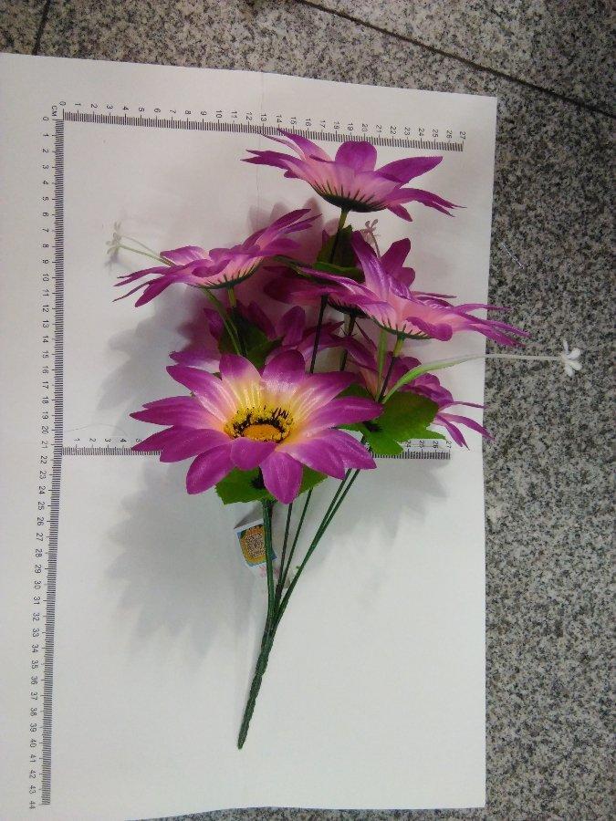 FLORES ARTIFICIALES RAMO X 7PCS 6 COLORES