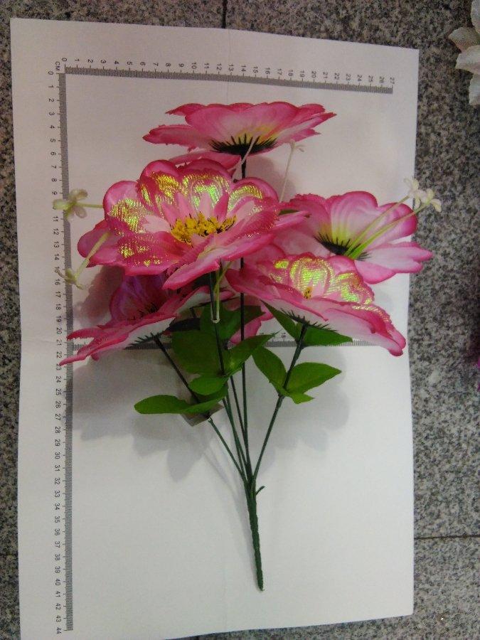 FLORES ARTIFICIALES RAMO X 7 PCS 007