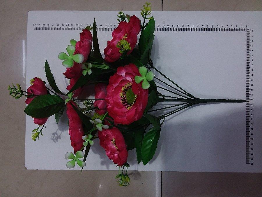 FLOR ARTIFICIAL RAMO X 10 PCS COLORES #A5