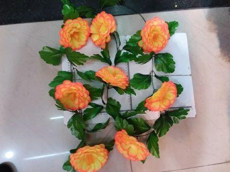 FLOR EN TIRA 8 FLORES COLORES 2M