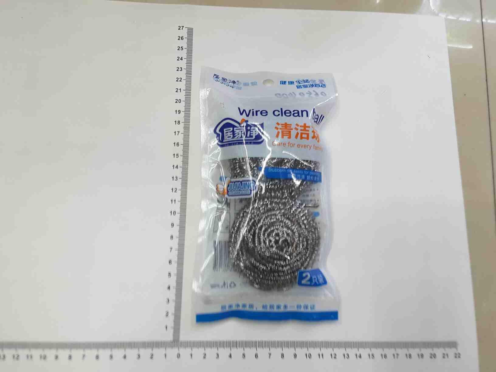 VIRULANA X2PCS, DE ALAMBRE DE INOX, 12PCS INNER BAG, PACKING EN INGLES