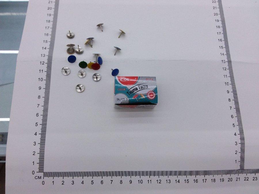 CHINCHES DE COLORES X 50PCS DL.121-3