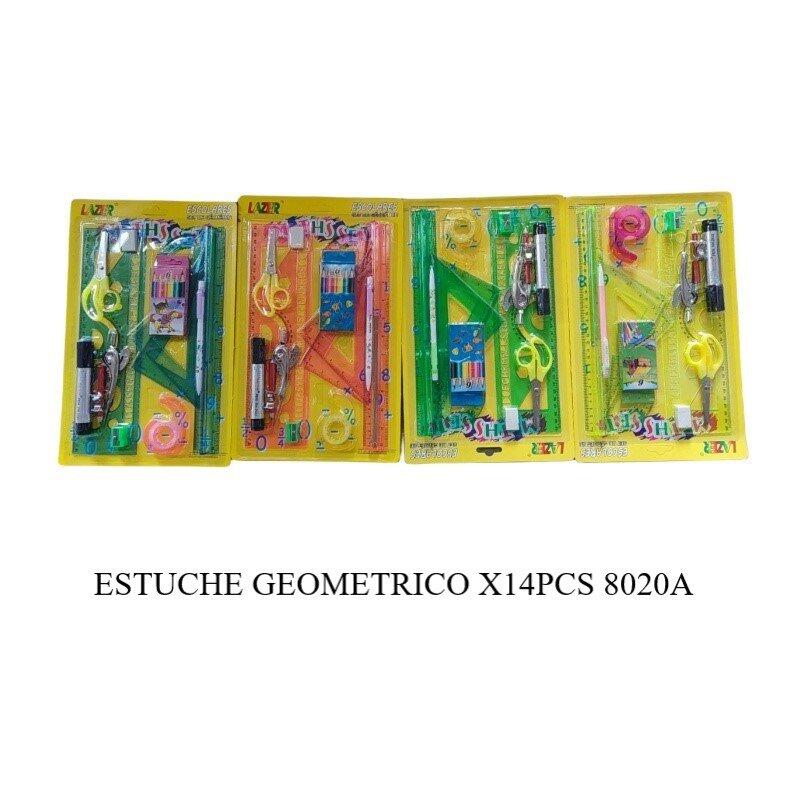 ESTUCHE GEOMETRICO X14PCS 8020A