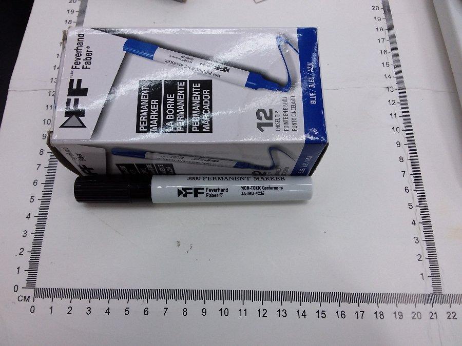 MARCADOR PERMARENTE X12PCS 3000