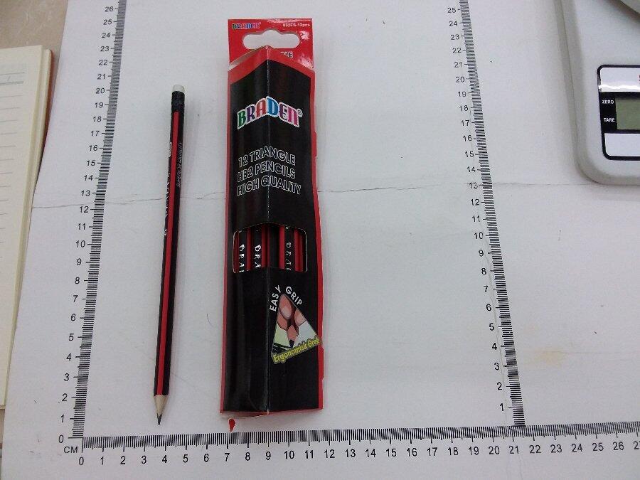 LAPIZ HB TRIANCULAR X12PCS 952FS