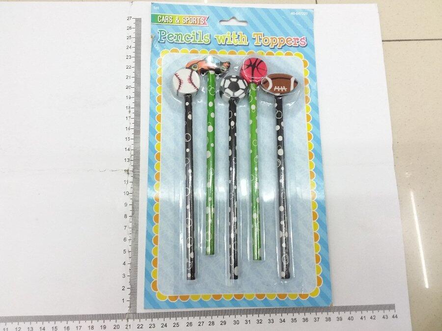 LAPIZ CON BORRADOR X 5PCS (1403#)