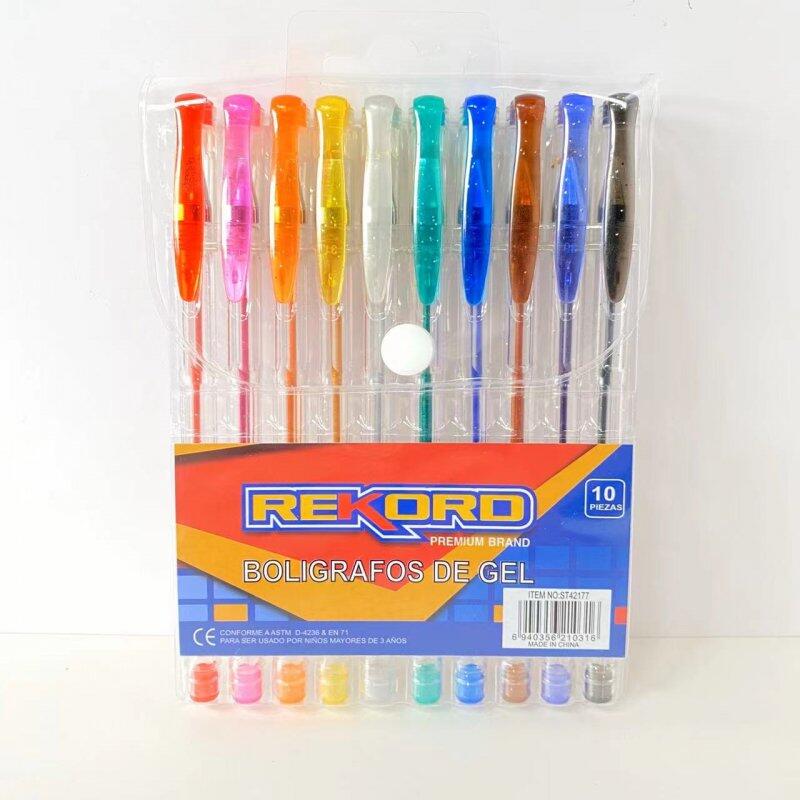 COLOR PEN WITHOUT GLITTER 10PCS SET