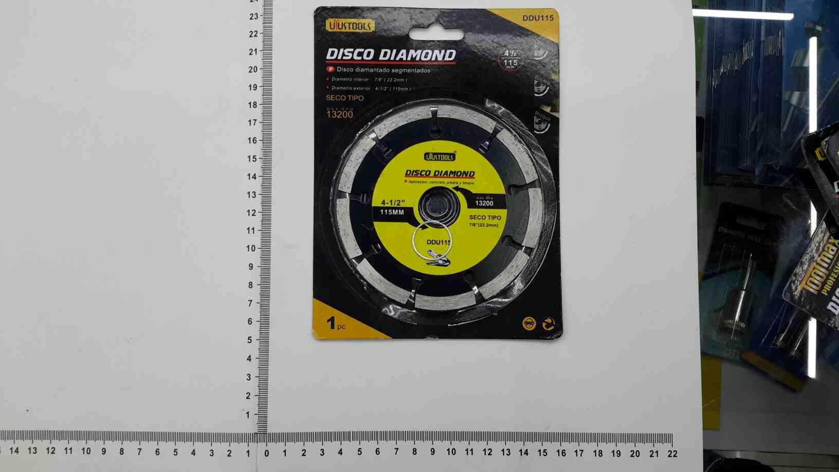DISCO PARA MAYOLICA DIAMANTADO 115MM ABIERTO