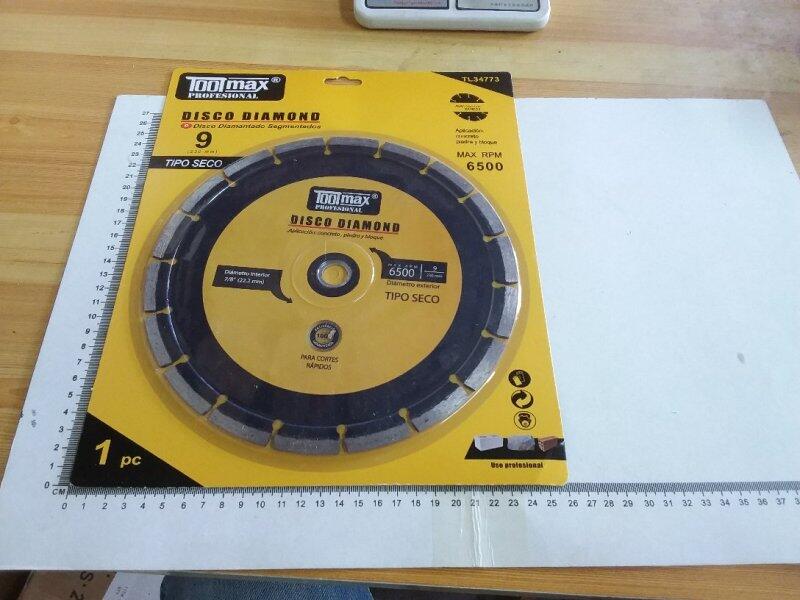 DISCO DE MAYOLICA DIAMANTADO X 230MM TOOLMAX ABIERTO
