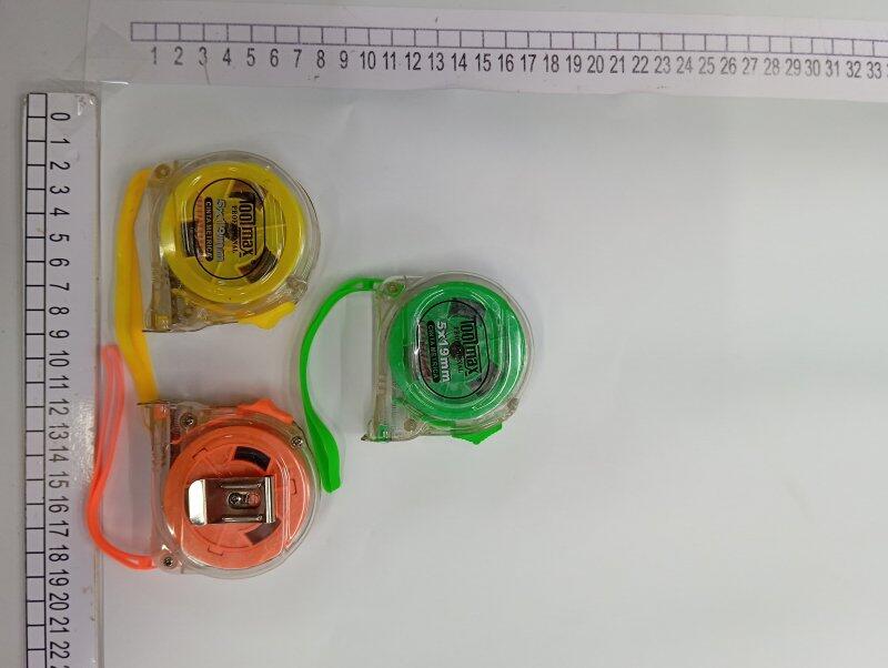 WINCHA TRANSPARENTE TOOLMAX 5X 19