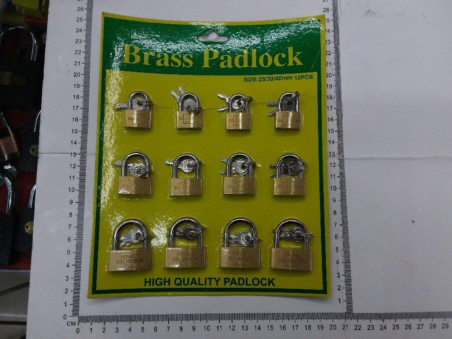 CANDADO BLISTER X12PCS #12